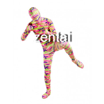 Full Body Camouflage Spandex Lycra Zentai