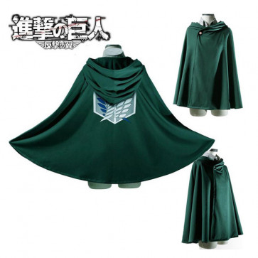 Attack on Titan Cape Shingeki No Kyojin Levi/Eren Scout Legion Cosplay Cloak 