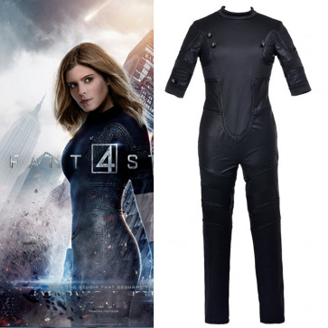 Fantastic Four Invisible Woman Cosplay Costume Outfit