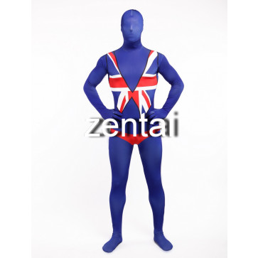 Full Body American Flag Spandex Lycra Zentai