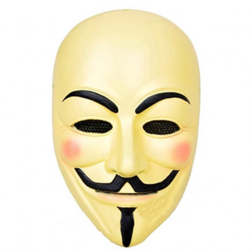 GRP Mask Movie V for Vendetta Mask Guy Fawkes Cosplay Mask Glass Fiber Reinforced Plastics Mask