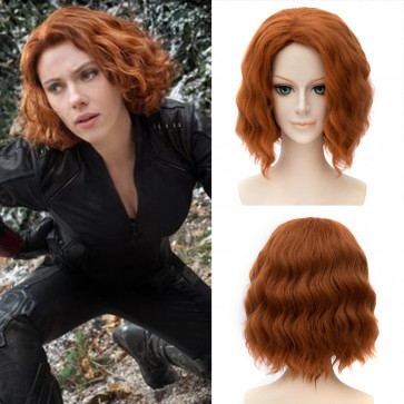 Marvel Avengers 2: Age of Ultron Black Widow Orange Cosplay Wig