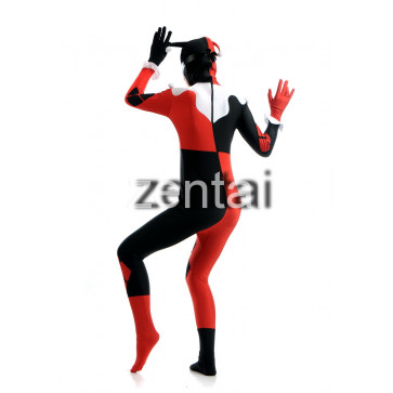 Full Body Mixed Colors Joker Spandex Lycra Zentai