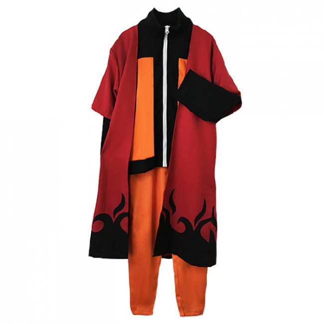 Naruto ナルト Uzumaki Cloak うずまき Cosplay Costume