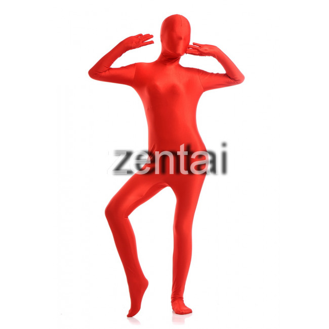 Costume Intero In Spandex Body Zentai Unisex - Tuta Elasticizzata Con Cerniera Sul Retro - Per Carnevale, Halloween, Cosplay Ed Eventi Sportivi - 4