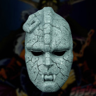 JoJo's Bizarre Adventure Full Face Stone Ghost Cosplay Mask