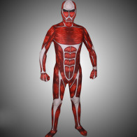 Attack on Titan Shingeki no Kyojin 50M Colossal Titan Full Body Cosplay Zentai Suit