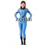 Fantastic Four Invisible Woman Susan Storm Full Body Cosplay Zentai Suit