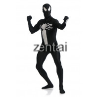 Spider-Man Spiderman Full Body Black and White Cosplay Zentai Suit