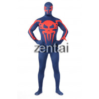Spider-Man Spiderman Full Body Blue and Red Cosplay Zentai Suit