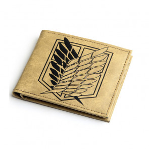 Attack on Titan Brown Wallet Shingeki no Kyojin PU Purse