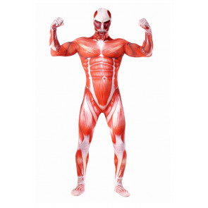 Attack on Titan Shingeki no Kyojin Colossal Titan Full Body Cosplay Zentai Suit