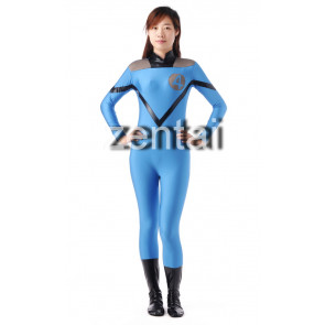 Fantastic Four Invisible Woman Susan Storm Cosplay Zentai Suit 