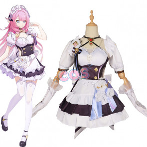 Honkai Impact 3 Elysia Maid Outfit Cosplay Costume