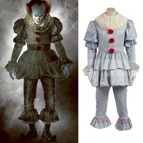 Movie It Pennywise Clown Cosplay Costume