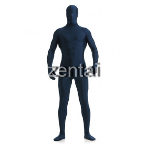 Man's Full Body MidnightBlue Color Spandex Lycra Zentai