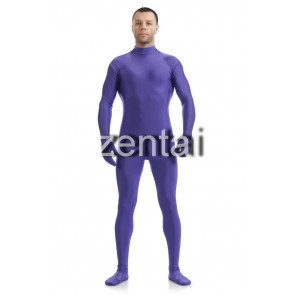 Man's Full Body Royal Blue Color Spandex Lycra Zentai