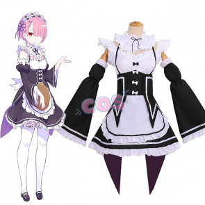 Re Life In A Different World From Zero Ram Maid Outfit Cosplay Costume