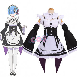 Re Life In A Different World From Zero Rem Maid Outfit Cosplay Costume