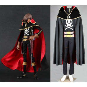 Space Pirate Captain Harlock Cosplay Costume