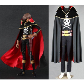 Space Pirate Captain Harlock Cosplay Costume