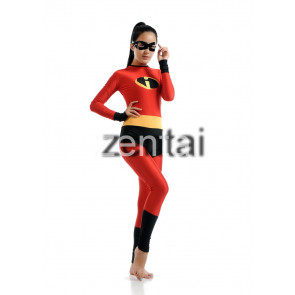 The Incredibles Helen Parr Elastigirl Full Body Spandex Lycra Zentai Suit 