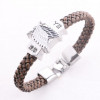 Attack on Titan Shingeki no Kyojin Wings of Liberty Leather Bracelet