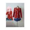 Guilty Crown Inori Yuzuriha Red School Uniform Cosplay Costume