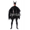 Batman Full Body Black Shiny Metallic Cosplay Zentai Suit