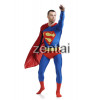 Superman Full Body Blue Spandex Lycra Cosplay Zentai Suit