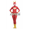 The Flash Female Flashman Full Body Spandex Lycra Cosplay Zentai Suit 
