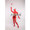 Red Witch Full Body Spandex Lycra Cosplay Zentai Suit