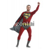 Superman Full Body Red Spandex Lycra Cosplay Zentai Suit 