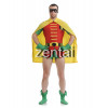 Original Robin Full Body Red and Green Spandex Lycra Cosplay Zentai Suit 