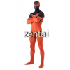 Spider-Man Spiderman Full Body Black and Orange Cosplay Zentai Suit