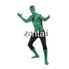 Spider-Man Spiderman Full Body Green and Black Cosplay Zentai Suit