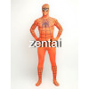 Spider-Man Spiderman Full Body Orange Color Cosplay Zentai Suit