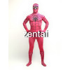Spider-Man Spiderman Full Body Rose Red Color Cosplay Zentai Suit