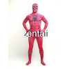 Spider-Man Spiderman Full Body Rose Red Color Cosplay Zentai Suit