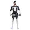 Spider-Man Spiderman Full Body White & Black Cosplay Zentai Suit