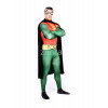 Robin Full Body Green and Red Spandex Lycra Cosplay Zentai Suit 