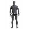 Men Full Body Dark Gray Color Spandex Lycra Zentai Suit