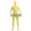Men Full Body Yellow Color Spandex Lycra Zentai Suit