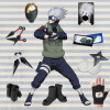 Naruto Ninja Hatake Kakashi Full Set Cosplay Costume