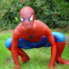 Spider-Man Spiderman Full Body Red and Blue Lycra Cosplay Zentai Suit