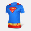 Superman Cosplay Short Sleeve Round Collar T-shirt