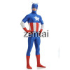 Captain America Full Body Spandex Lycra Cosplay Zentai Suit