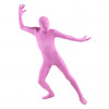 Unisex Full Body Light Pink Color Spandex Lycra Zentai Suit