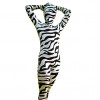 Full Body Zebra Pattern Spandex Lycra Zentai Suit