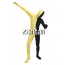 Full Body Yellow and Black Mixed Colors Spandex Lycra Zentai